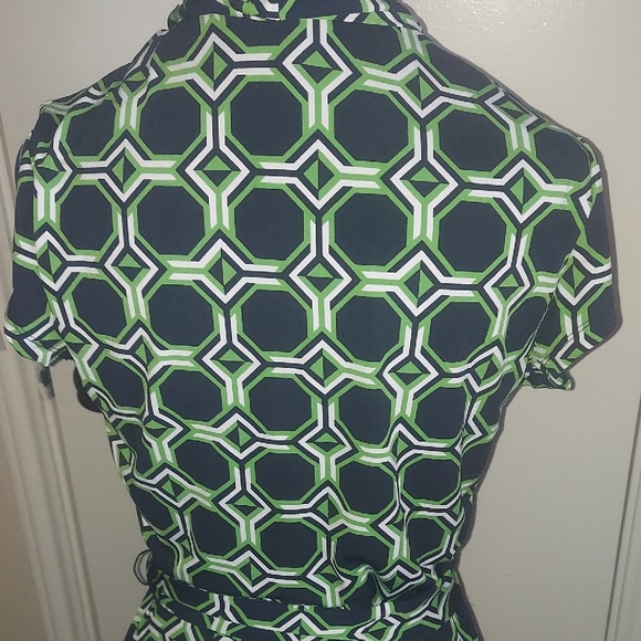 Liz Claiborne Black and Green Dress - Picture 8 of 11